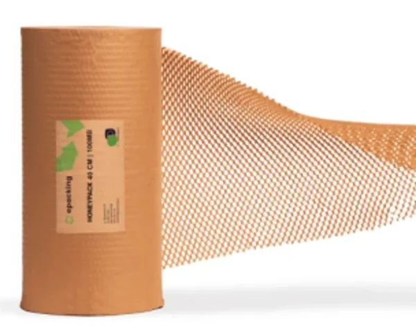 Méhsejtcellás csomagolópapír 400mmx250m,80 gr barna